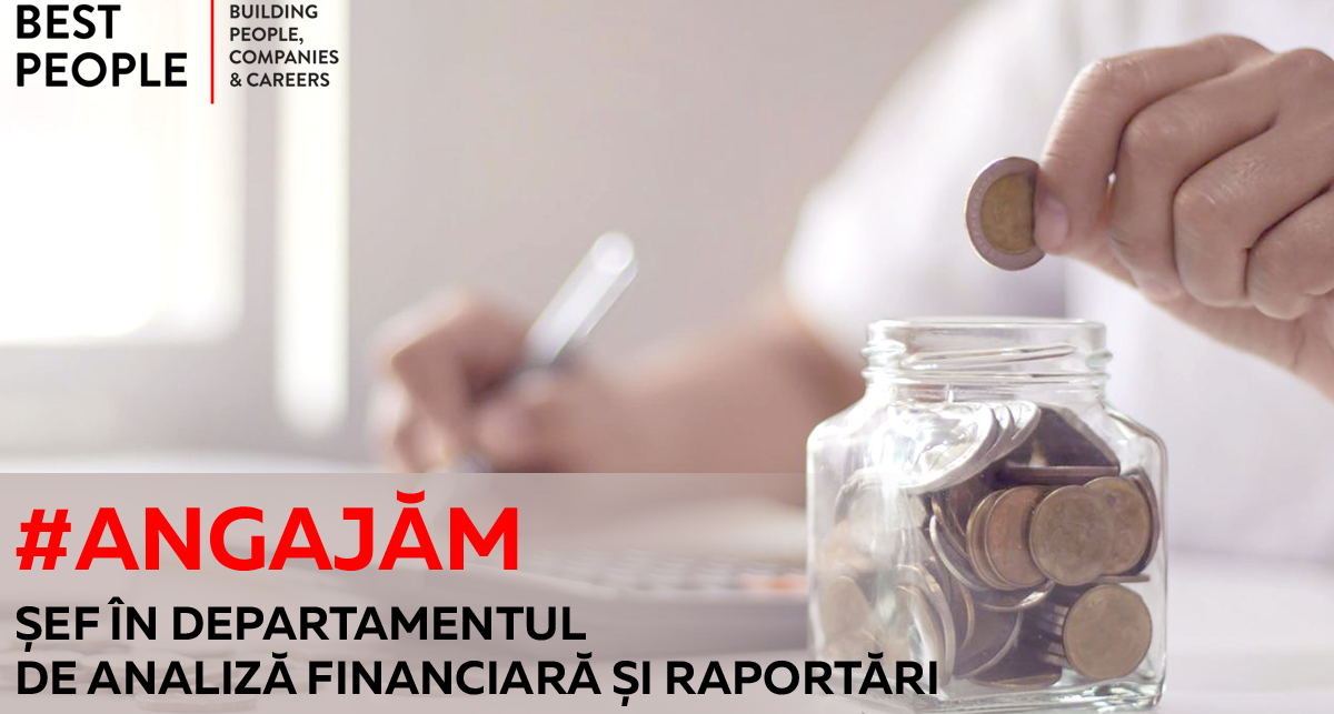 Şef în Departamentul de Analiză Financiară și Raportări