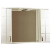 Oglindă baie Mashtab 5547 Domino 1000x200x720 Alb