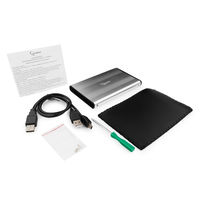 2.5" SATA HDD External Case (USB 2.0), Black, Gembird "EE2-U2S-5"