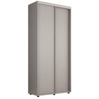 Dulap Mobildor-Lux Compact uși glisante PAL (100x45x200H cm) Grey