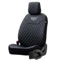 Чехол для автомобиля Pigeon OTOM RSX negru/alb Diamond