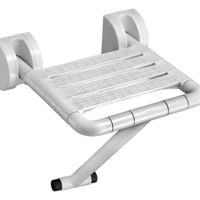 Scaun de baie si duș miscellaneous SX8889 Scaun baie fixat de perete 40.5x40x35cm, metal, alb