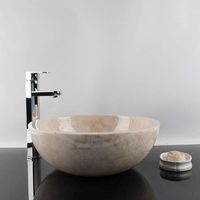 Раковина для ванной Мрамор Капучино RS-5, 42 x 15 см