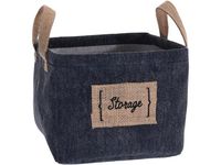 Cos Storage 20X20X16cm "Jeans", cu manere