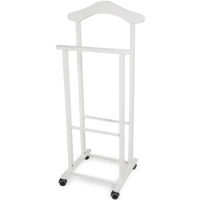 Вешалка для одежды Arredamenti Italia Atri, напольная на колесиках, белый лак