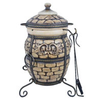 Ceaun grătar Grand Tandyr GT0016 Tandoor Venice size M cu capac rabatabil