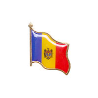 Значок - Флаг Молдова 2