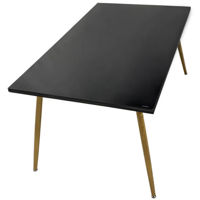 Стол Hydro S Стол Lifestyle, стекло/металл, 150x90x75, черный/дерево