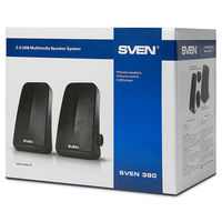 Speakers SVEN "380" Black, 5w, USB power / DC 5V
