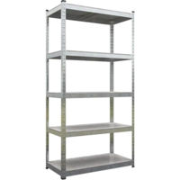 Cтеллаж складской Nex Home Raft metalic Standard 1800x900x400mm, 5 nivele MDF, galvanizat