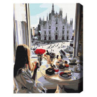 Картина по номерам BrushMe BS33249 40x50сm (în cutie) Mic dejun în Milano