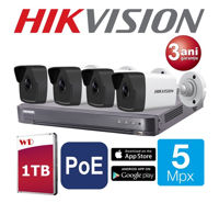 HIKVISION 5 Megapixeli IP POE 1TB 30m