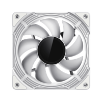 PC Case Fan GAMEMAX KF300 WH, 3xARGB Fan Kit, 120mm, 31.21dB, 800-1600RPM, Remote+ Hub, White