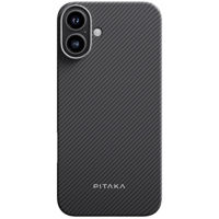 Чехол для смартфона Pitaka Ultra-Slim Case for iPhone 16 Black/Grey (KI1601A)