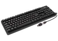 Keyboard SVEN Standard 301, Traditional layout, Splash proof, Calculator key, Black, USB+PS/2