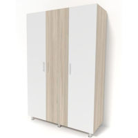 Dulap Smartex N3 160cm Stejar Deschis/Alb