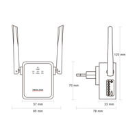 купить TS720W Wi-Fi Extender 2.4GHz в Кишинёве 