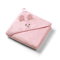Полотенце с капюшоном Babyono Mouse Pink 100x100 см