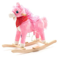 Детское кресло-качалка Baby Mix 46436 Лошадка-качалка музыкальная