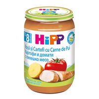 cumpără Hipp 6510 Pireu pui,rosii,cartofi (8 luni) 220g în Chișinău
