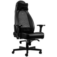 Gaming Chair Noble Icon NBL-ICN-PU-BLA Black/Black, User max load up to 150kg / height 165-190cm