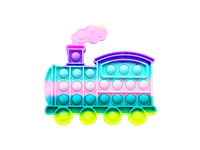 Jucarie antistres Pop It "Tren" 14X13cm