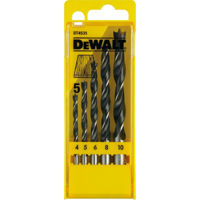 Набор головок, бит, насадок DeWalt DT4535 set burghie lemn 5 buc.
