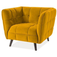 Кресло Signal Castello 1 Velvet (Curry/Wenge)