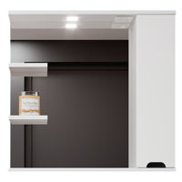 Oglindă baie Bayro Etna 800x750 правый белый мат