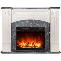 Șemineu electric ArtFlame Magnolia & Lorance, 900x1150x320 mm, Fildeş