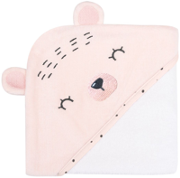 Полотенце с капюшоном KikkaBoo Bear Pink 90х90 см