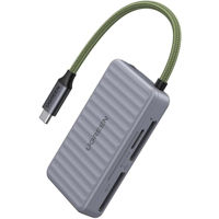 Кардридер Ugreen 55886 CM868 3-Slot SD / microSD Card Reader Case 5Gbps USB-C