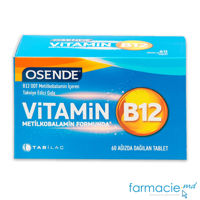 {'ro': 'Vitamina B12 1000 μg OSENDE comp. orodispersabile N30 Tab Ilac', 'ru': 'Vitamina B12 1000 μg OSENDE comp. orodispersabile N30 Tab Ilac'}