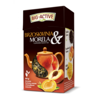 Ceai negru Big Active with Peach & Apricot, 80 gr