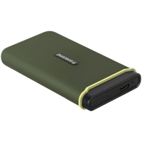.500GB  Transcend Portable SSD ESD380C Military Green, USB-C 3.2 (96x54x12mm, 75g, R/W:2K/2K MB/s)