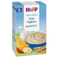Hipp terci din grîu cu lapte, fructe și iaurt, 8+ luni, 250 g