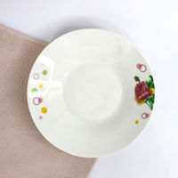 Farfurie de supa  flori 22.5 cm /48