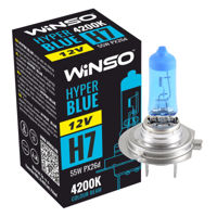 Lampa Winso H7 12V 55W PX26d HYPER BLUE 4200K 712740