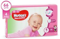 Подгузники Huggies Ultra Comfort 4 Girl (8-14 кг) 66 шт