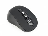 Wireless Mouse Gembird MUSWB-6B-01, Optical, 800-1600 dpi, 6 buttons, Bluetooth, 2xAAA, Black