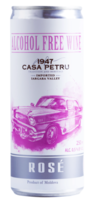 Casa Petru Alcohol Free Sparkling wine Rose, 0.25 L