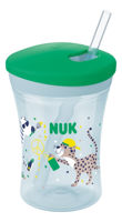 Поильник-непроливайка NUK Action Cup с трубочкой (12+ мес) 230 мл