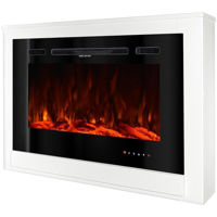 Șemineu electric ArtFlame Melania & Adeli, 740x1070x160 mm, Alb