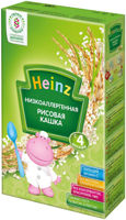 Heinz каша рисовая безмолочная низкоаллергенная  с пребиотиками, 4+мес. 200г