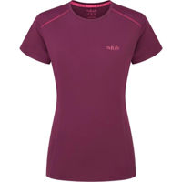 Одежда для спорта Rab Tricou dame Force Tee Mulberry 14 (QBL-06-MUL-14)