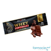 WHEY Optimax proteina 73%+17g BCA (ciocolata) 30g Eric Favre