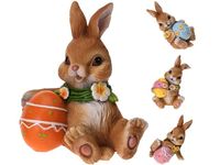 Сувенир пасхальный "Кролик с яйцом" 10X7X6cm, 4 дизайна