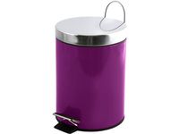 Cos pentru gunoi cu pedala MSV 3l, inox, violet