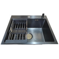 Chiuvetă bucătărie Backer Simple 550-450 Black