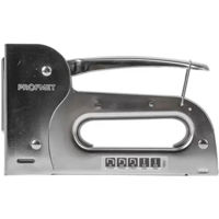 Capsator pentru construcții Profmet 305625 Capsator manual din otel pentru 5 tipuri de capse, cu capse 500buc